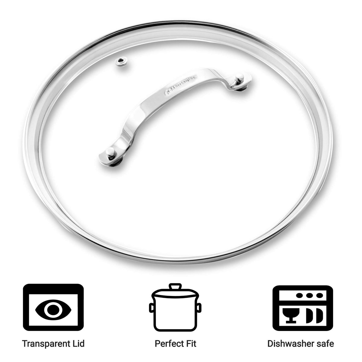 Tempered Glass Lid 10-inch Clear Vented H169702