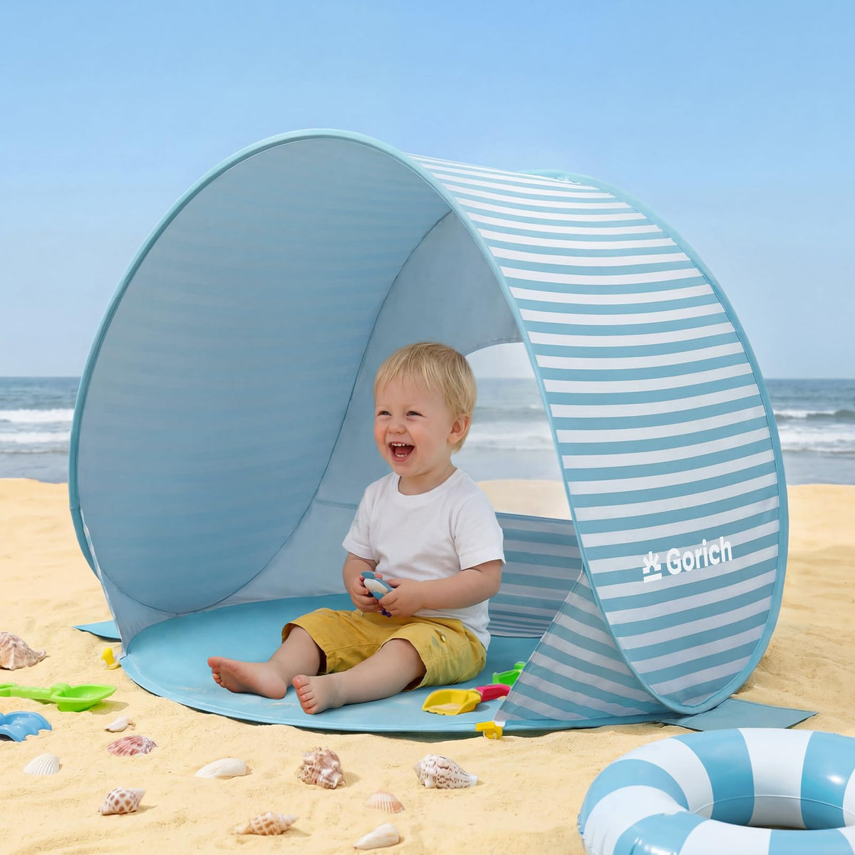 Pop Up Baby Beach Tent with UPF50+ UV Protection M627816