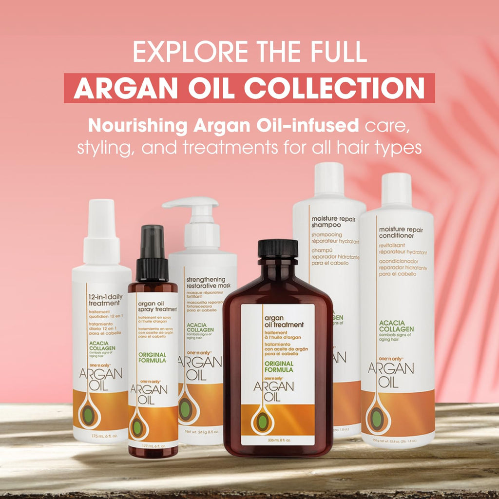 Argan Oil Curl Cream & Leave-In Conditioner, 10 oz, 3 Pack G50551