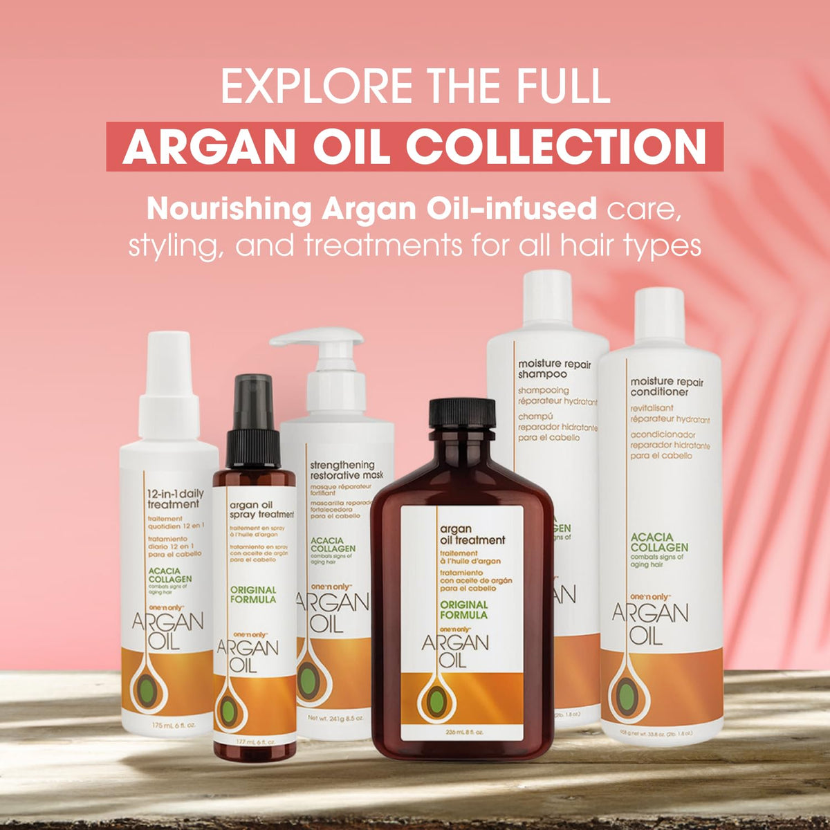Argan Oil Curl Cream & Leave-In Conditioner, 10 oz, 3 Pack G50551