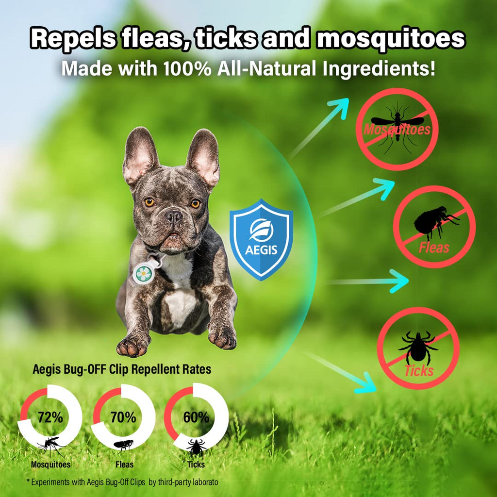 Natural Flea and Tick Repellent Clip for Dogs Y2247