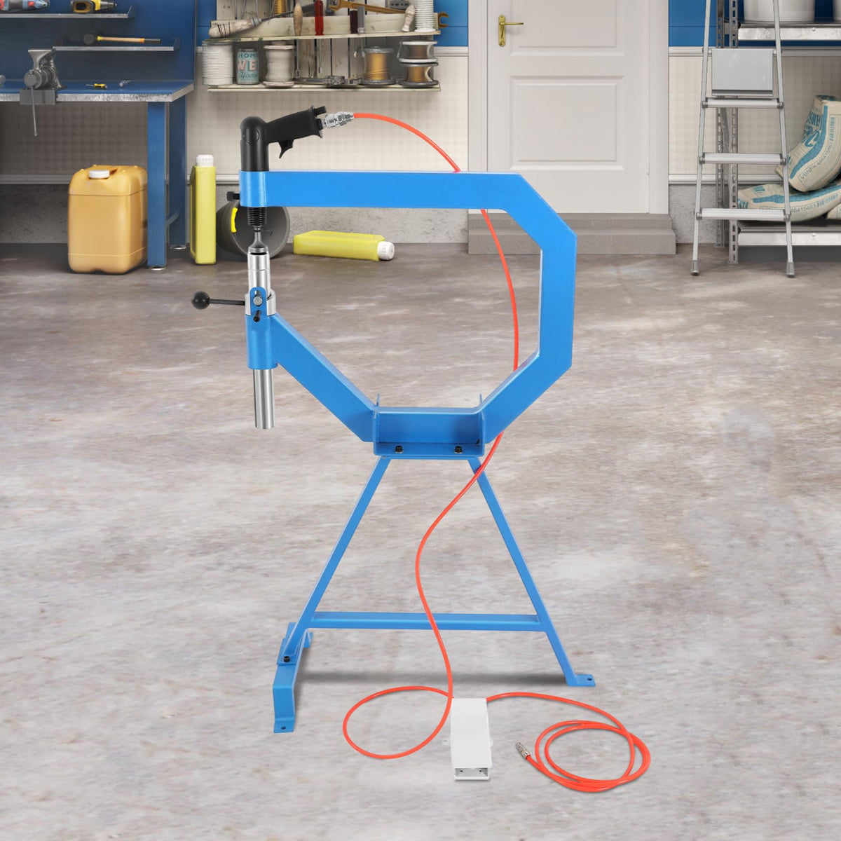 Pneumatic Planishing Hammer with Foot Pedal & Steel Stand Q3188