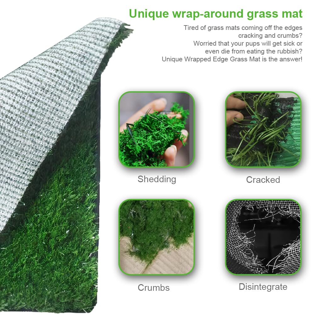 Dog Grass Pad with Tray 30 x 20 Inch S2741