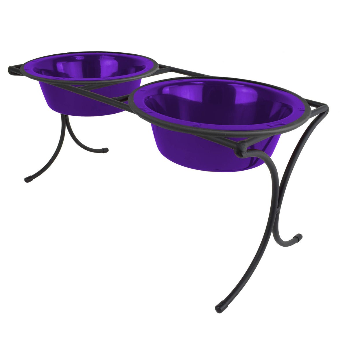 Stainless Steel Dog Bowls Double Diner Feeder P973