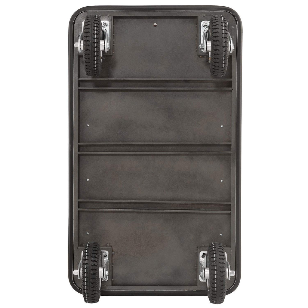 Silver Stainless Steel Bellman Cart D8365