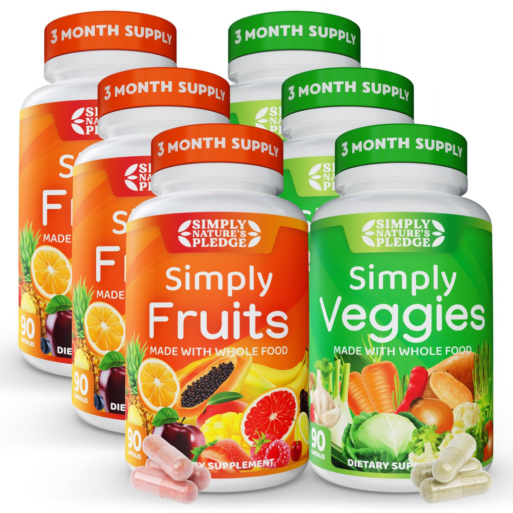 Fruits & Vegetables Supplement, 540 Capsules, 6-Pack W4273
