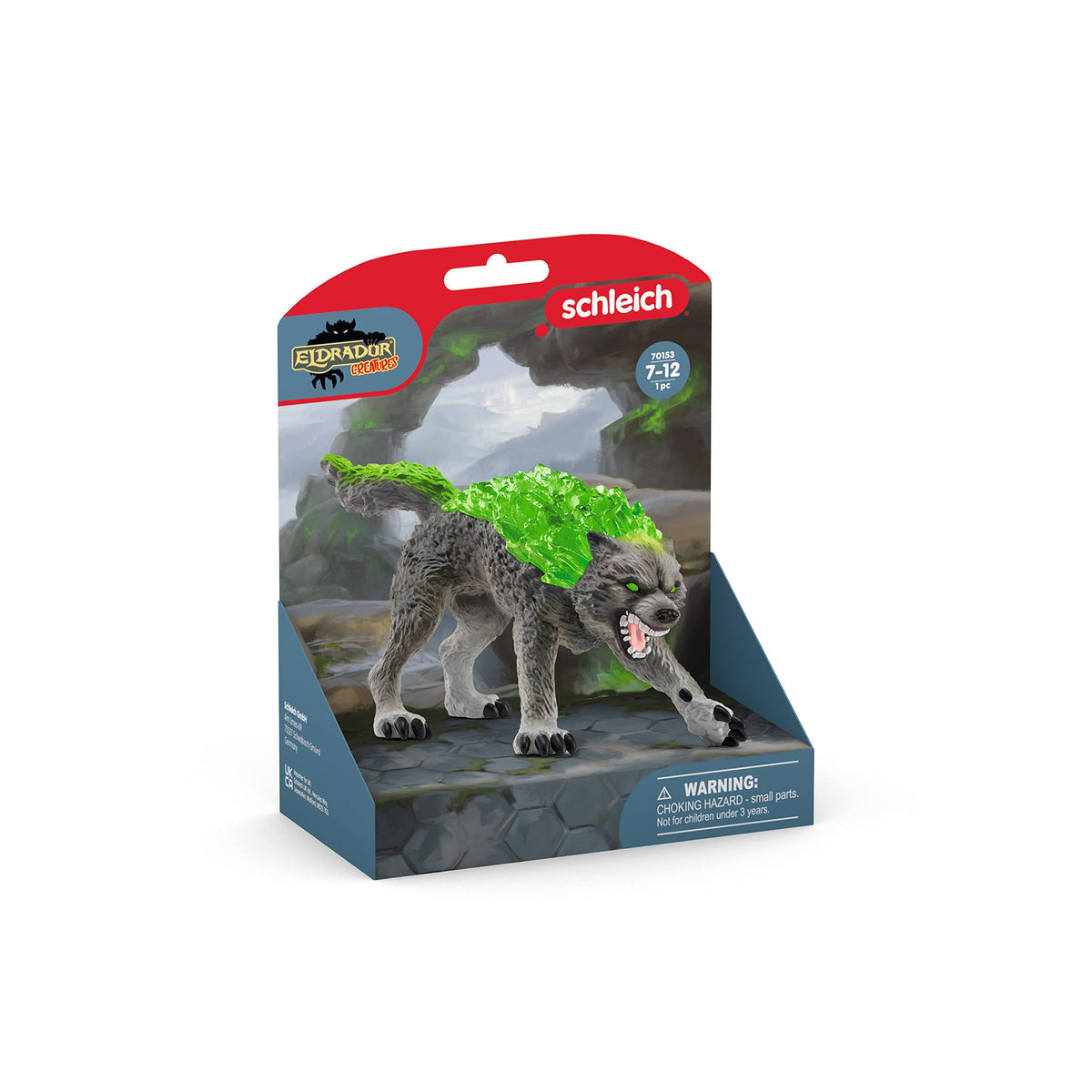 6" Stone Wolf Figurine Fantasy Animal Figure S52162