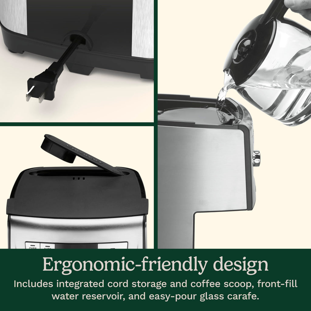 14 Cup Programmable Coffee Maker with Glass Carafe K830298