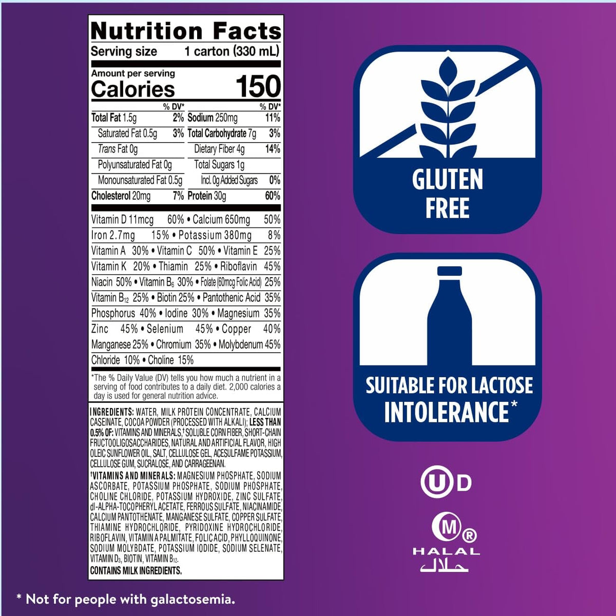 Milk Chocolate Protein Shake 12 Pack R57233