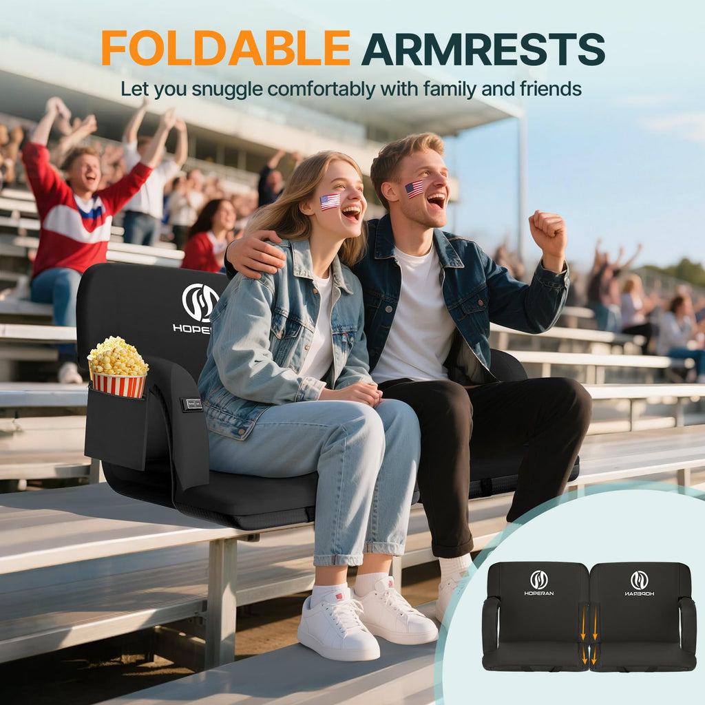 Heated Stadium Seats for Bleachers with Power Bank H662522