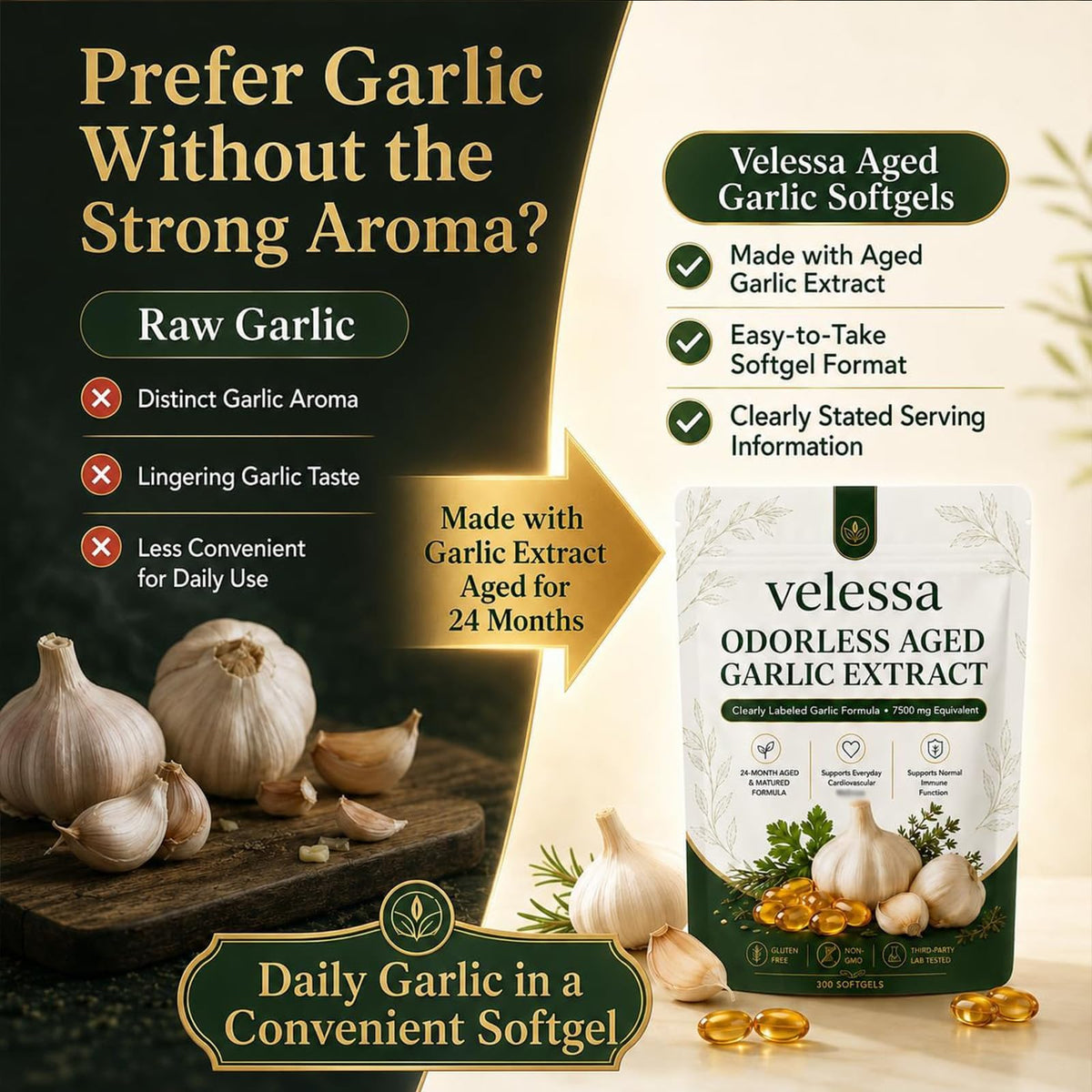Odorless Aged Garlic Extract G4436