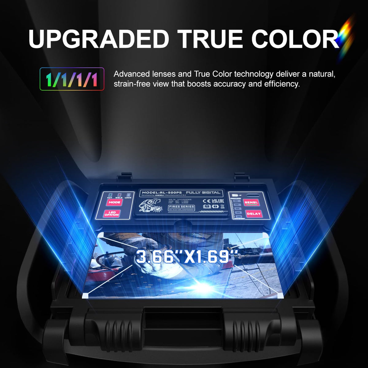 Auto Darkening Welding Helmet Q89704