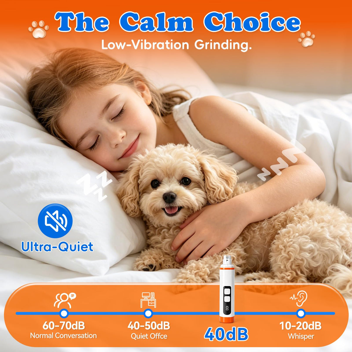 Dog Nail Grinder with LED Light K2781