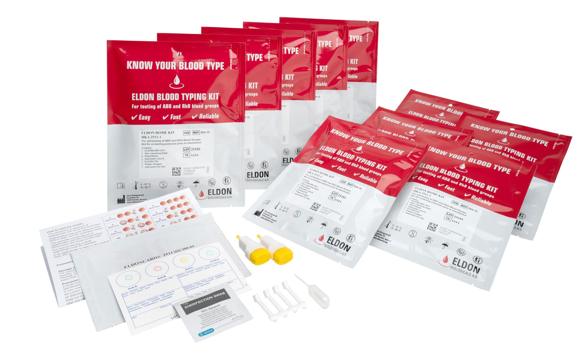 Blood Typing Kit 10 Test Pack E426