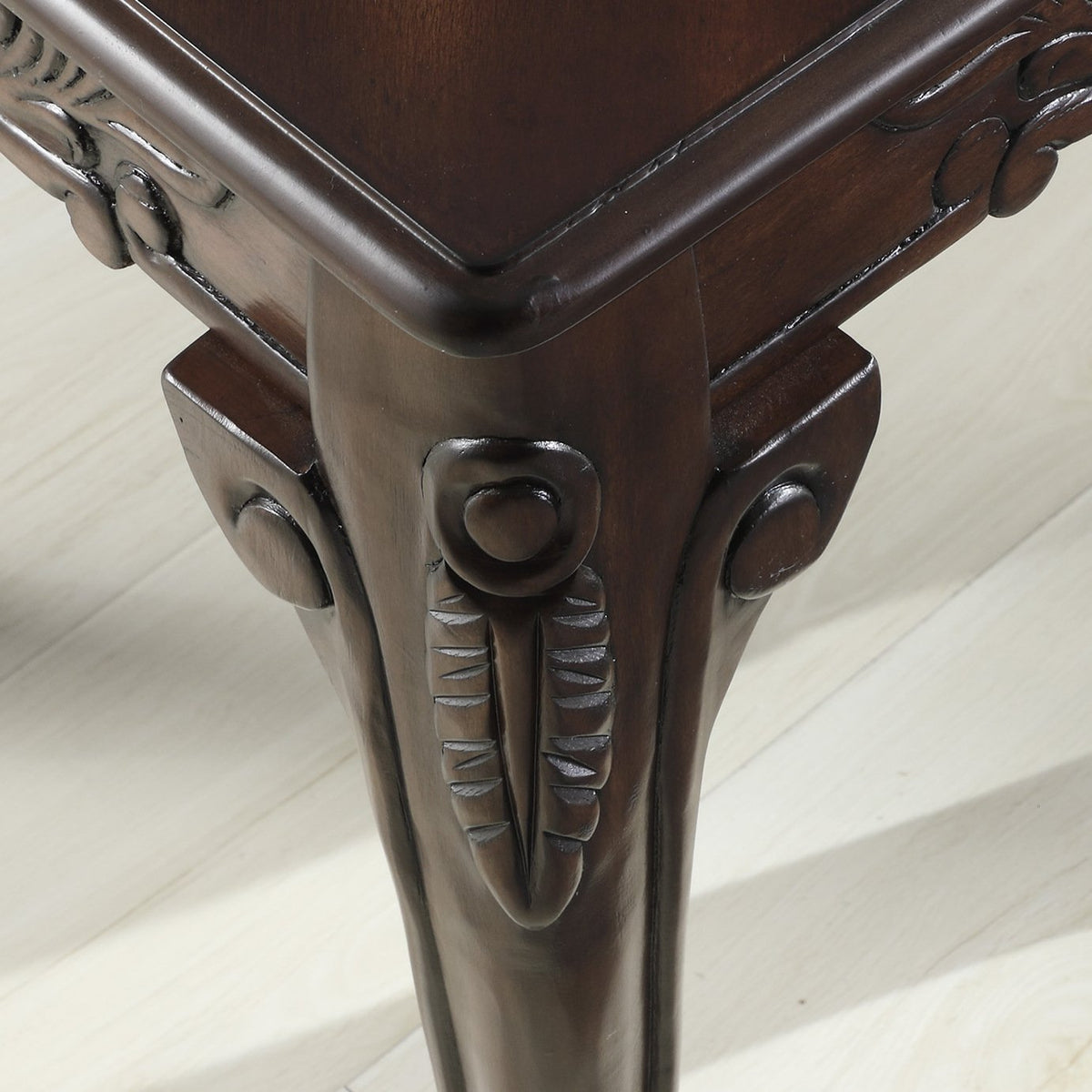 Wood End Table Dark Cherry G934