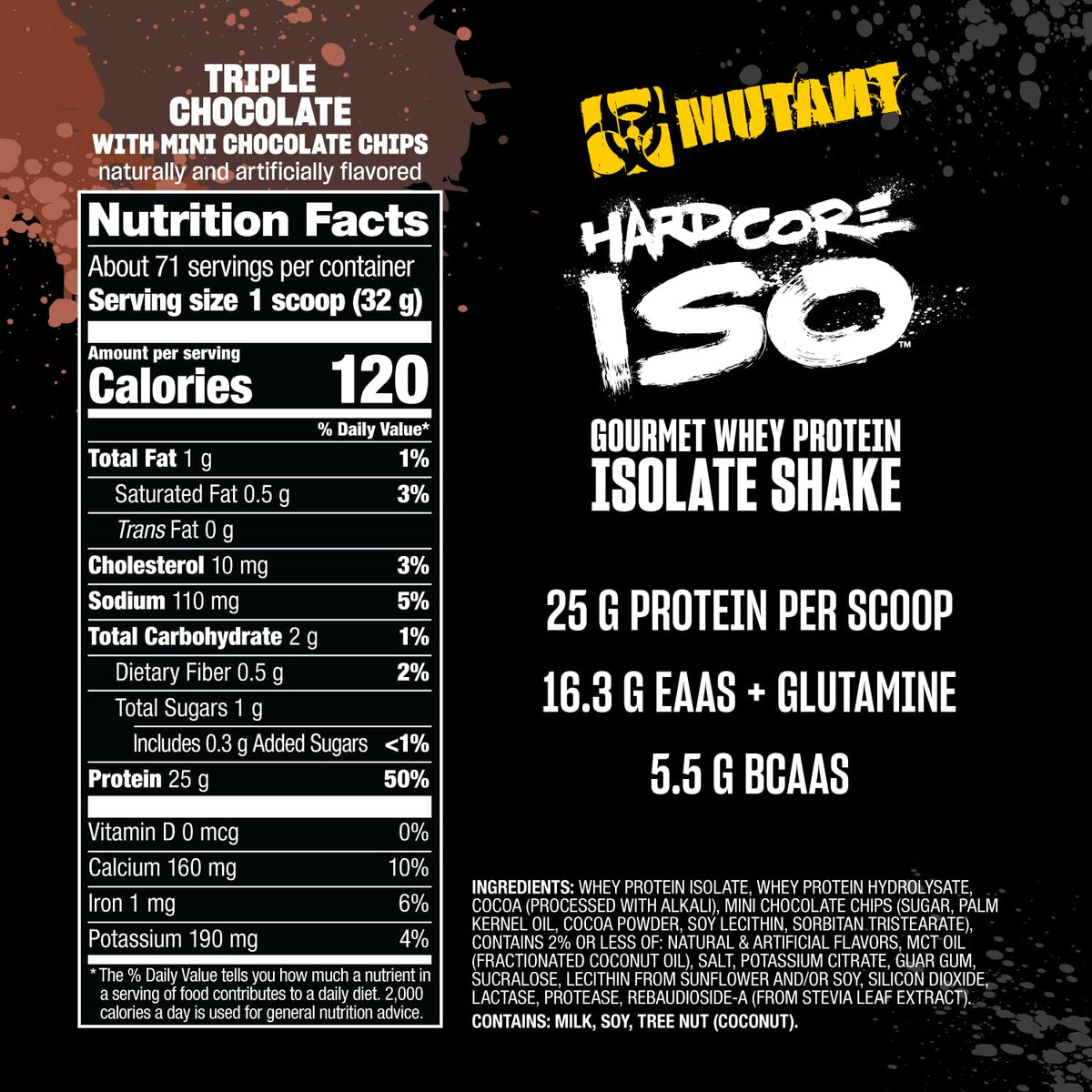 Whey Protein Isolate Triple Chocolate 5 lb L450375
