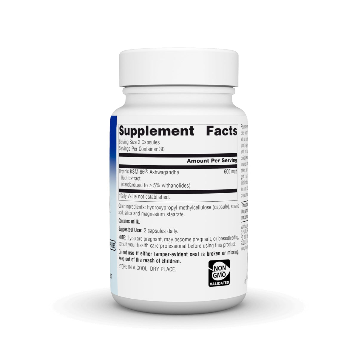 Ashwagandha 600 mg 60 Vegetarian Capsules H8837