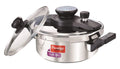 Stainless Steel Pressure Cooker with Glass Lid 3 Liters B92753