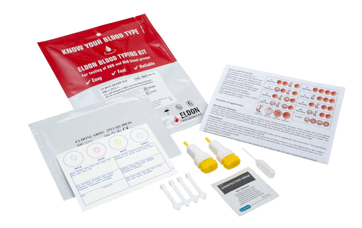Blood Typing Kit 10 Test Pack E426