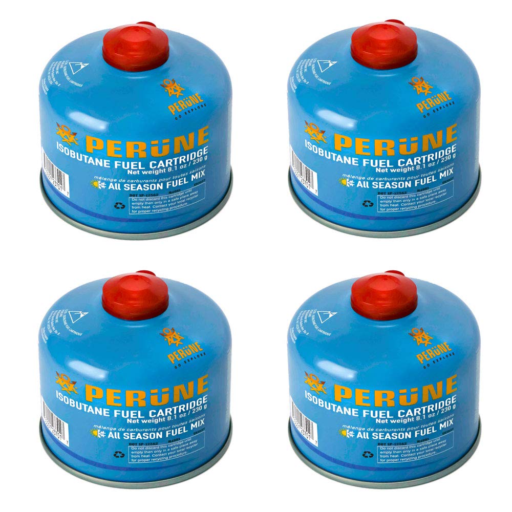 230gram 4 Pack Iso-Butane Camping Fuel Canister B919251