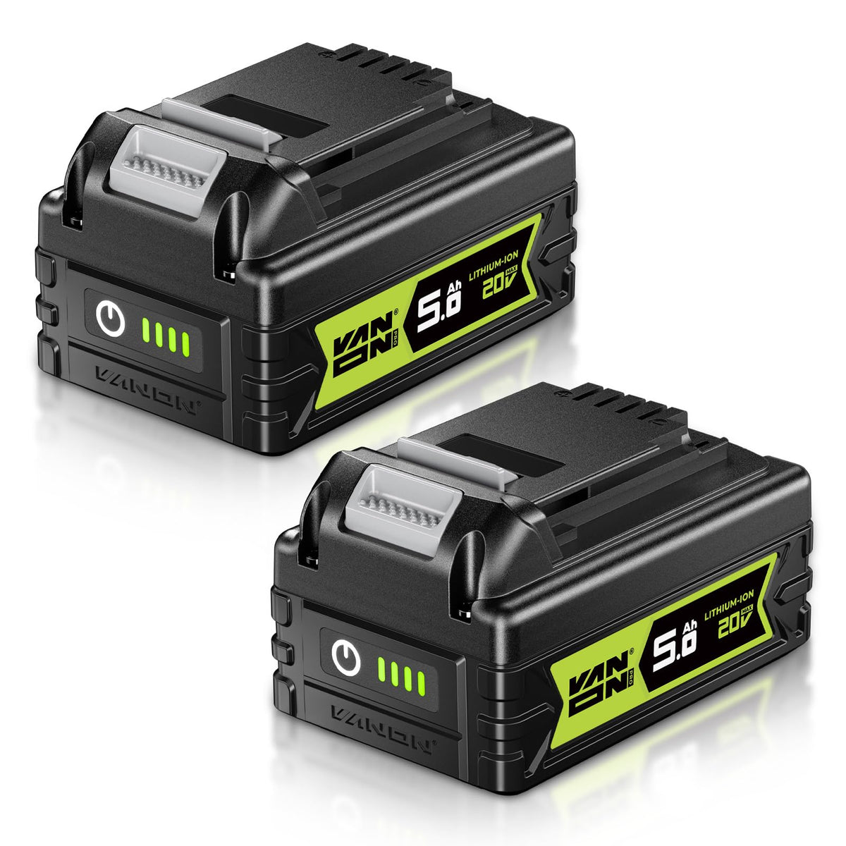 20V Max 5.0Ah Lithium Battery 2 Pack Z71855