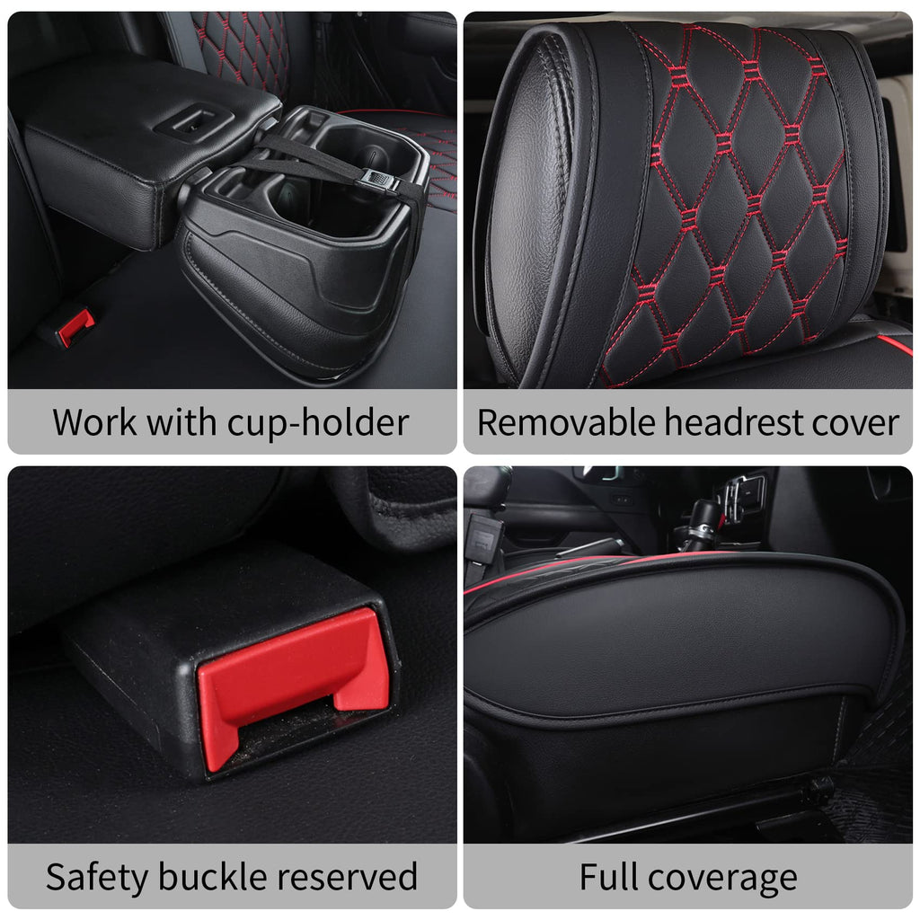 Jeep Wrangler JK JL 4-Door Seat Covers Full Set J90459