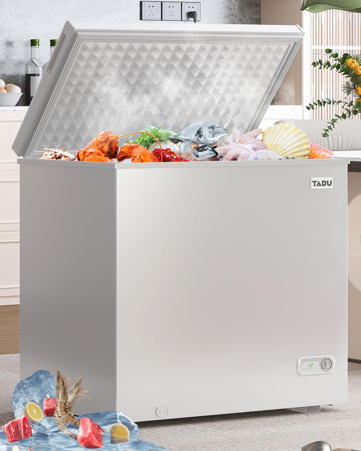 12.0 Cubic Feet White Chest Freezer A78665