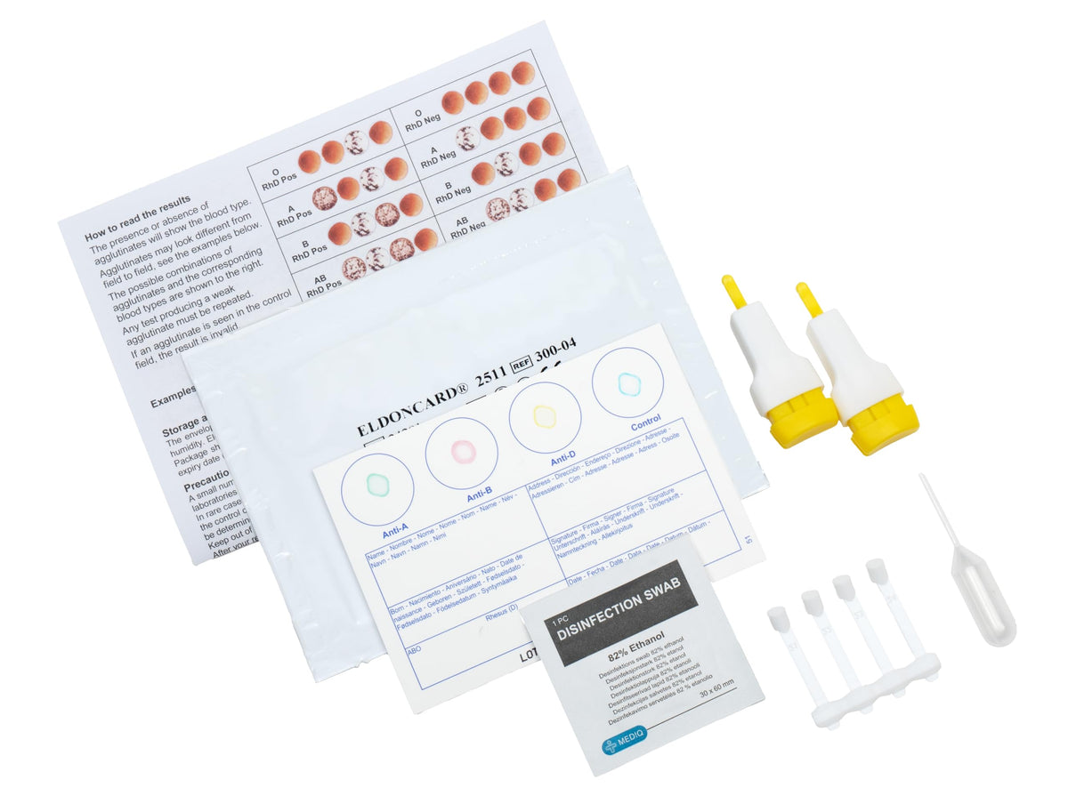 Blood Typing Kit 10 Test Pack E426
