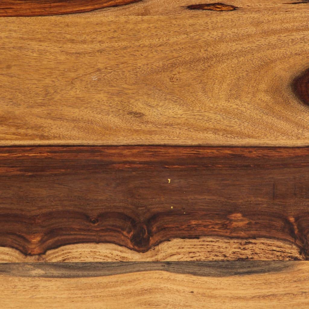 Industrial Coffee Table Solid Sheesham Wood with Metal Legs P99221