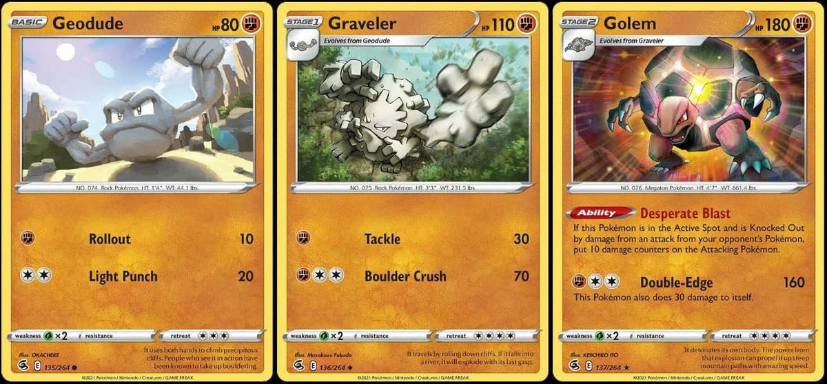 Pokemon 3 Card Lot Stage 2 H937055