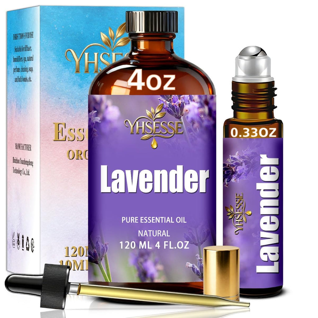 Lavender 4 Fl Oz and Sweet Orange 16 Fl Oz Essential Oil L1086