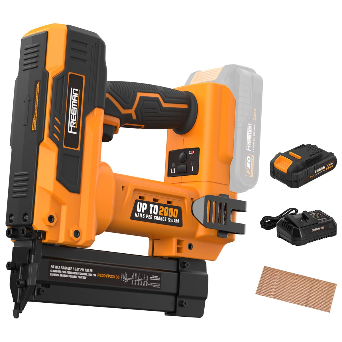 20V Cordless Pin Nailer Kit W360