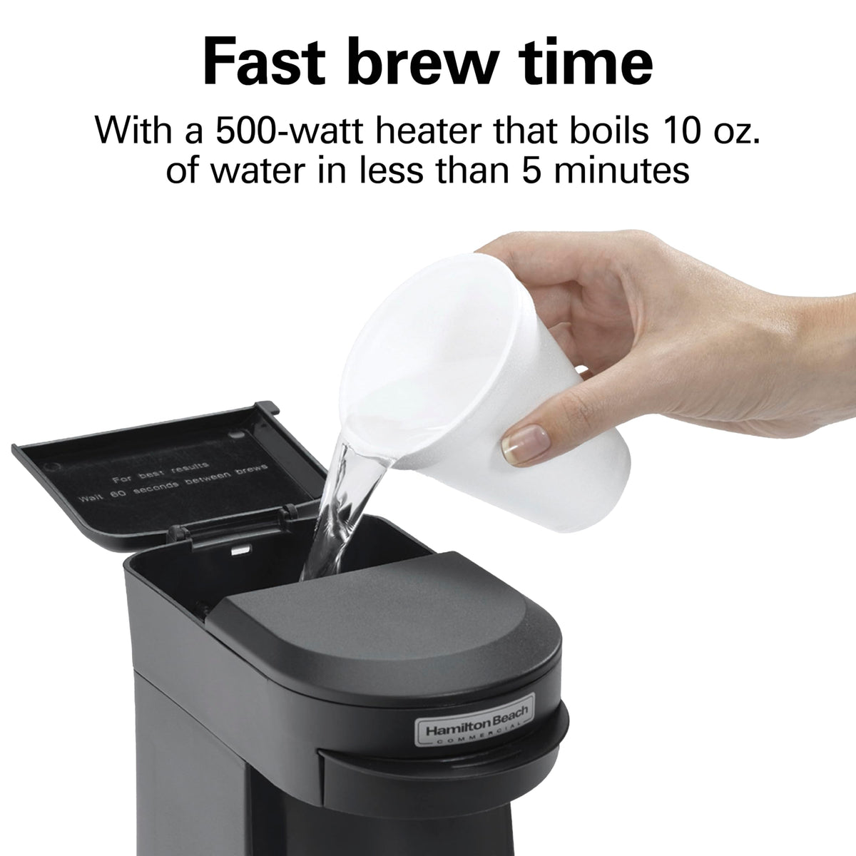 Black Single Serve Pod Coffeemaker B9705