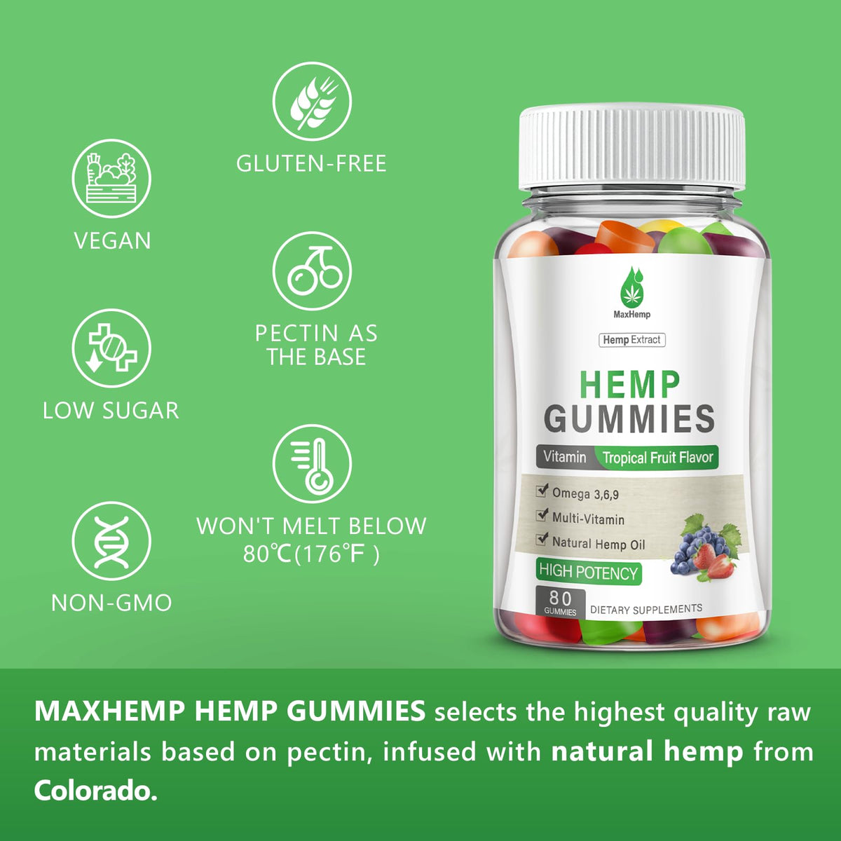 Hemp Gummies 80Counts A5359
