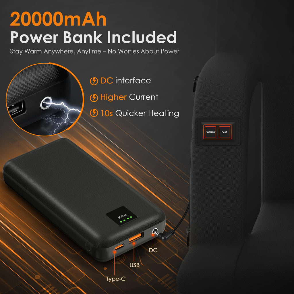 Heated Stadium Seats for Bleachers with Power Bank H662522