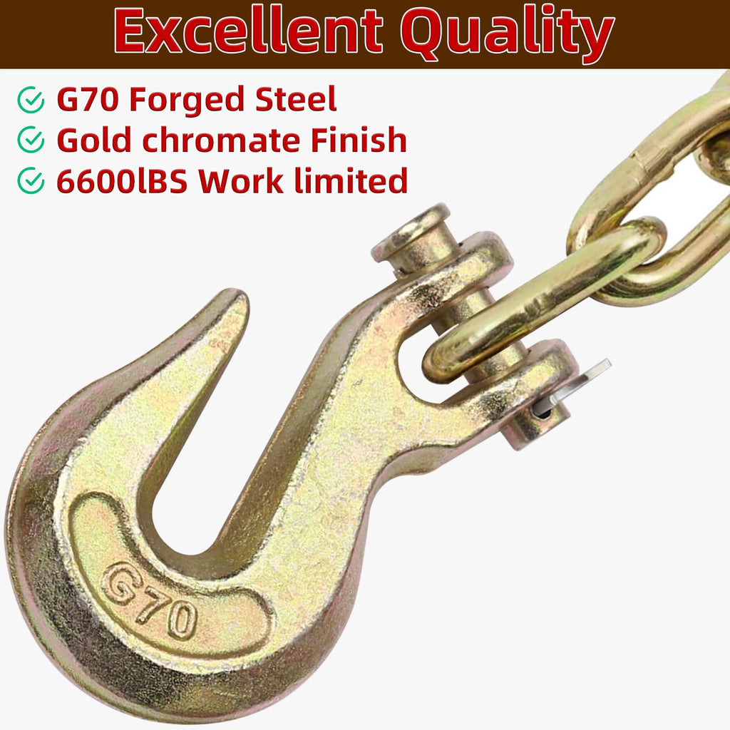 3/8 Inch G70 Clevis Grab Hooks V775