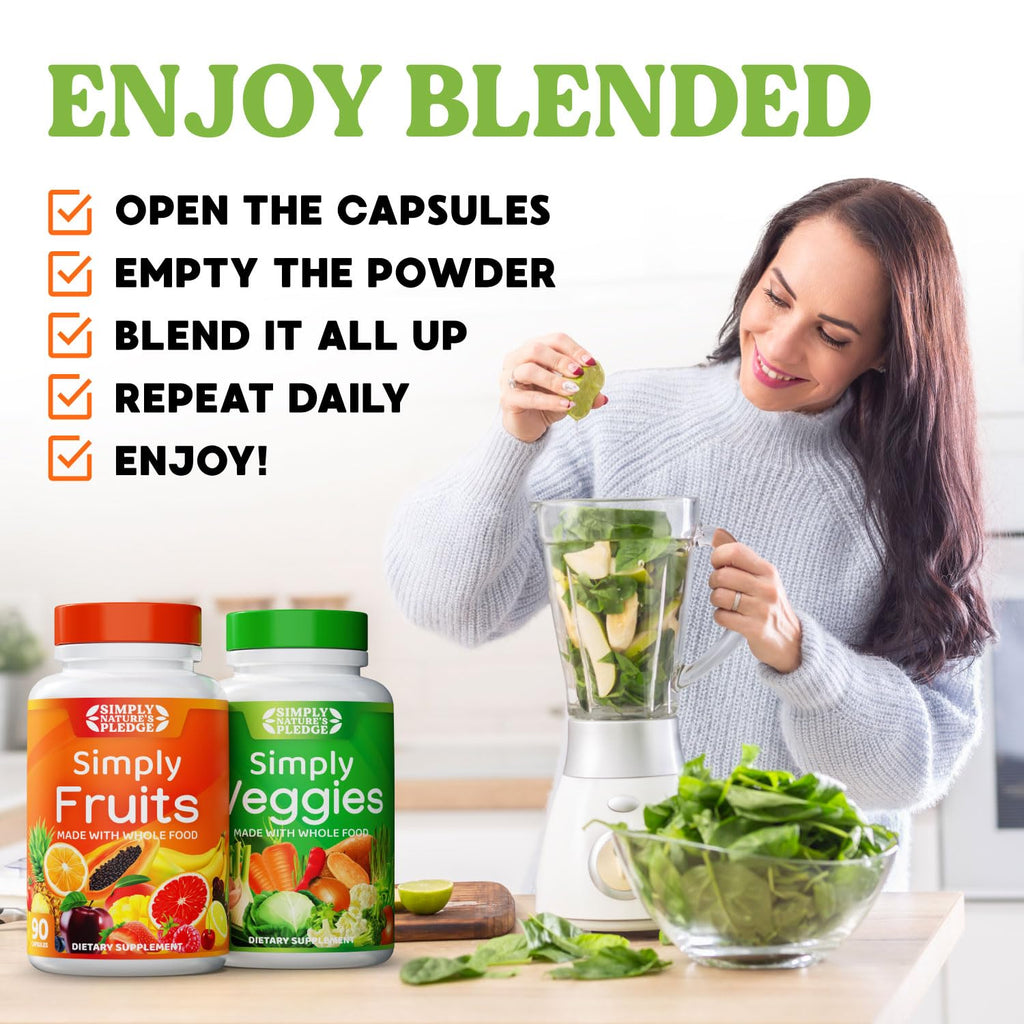 Fruits & Vegetables Supplement, 540 Capsules, 6-Pack W4273
