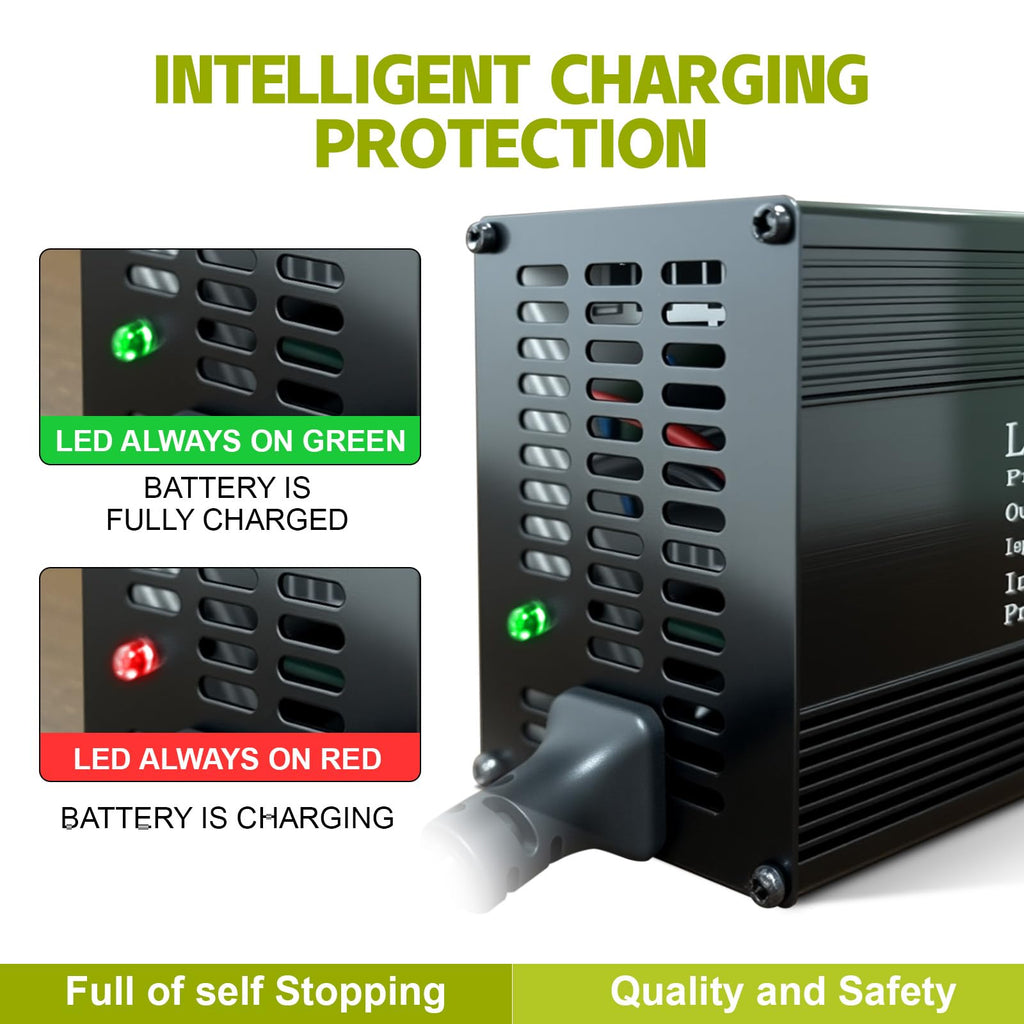 14.6V 20A LiFePO4 Battery Charger with Anderson Connector T56059