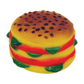 Vinyl Hamburger Dog Toy with Squeaker Q992525