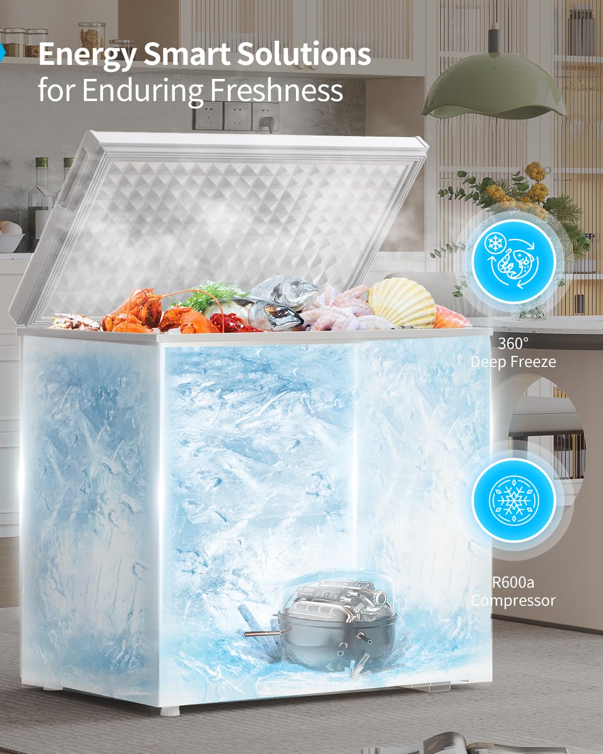 12.0 Cubic Feet White Chest Freezer A78665