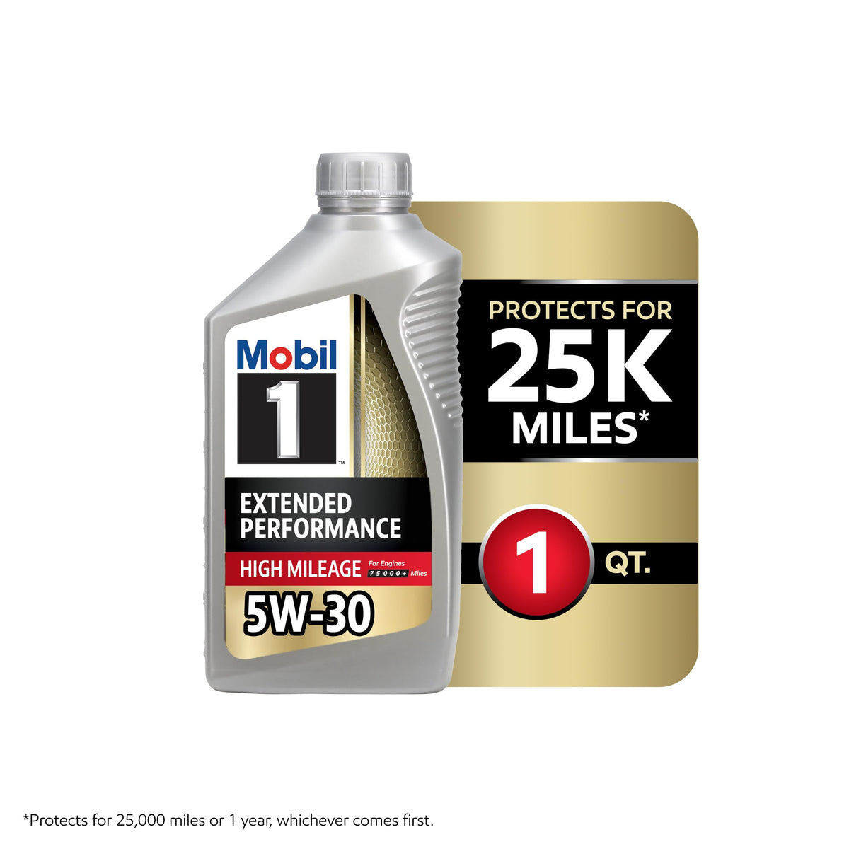 5W-30 Full Synthetic High Mileage Oil 6 Pack F196
