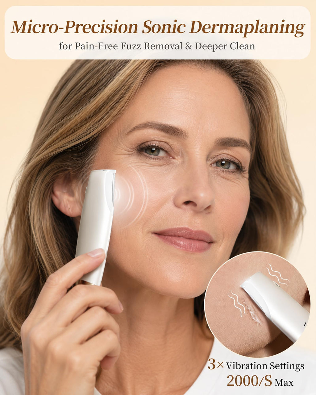 Dermaplane Razor for Women Face H7180