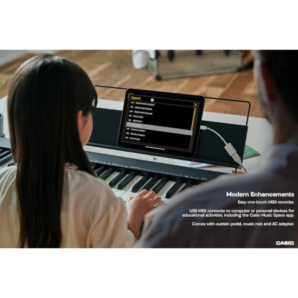 88-Key Weighted Digital Piano with Scaled Hammer Action Keyboard A330040