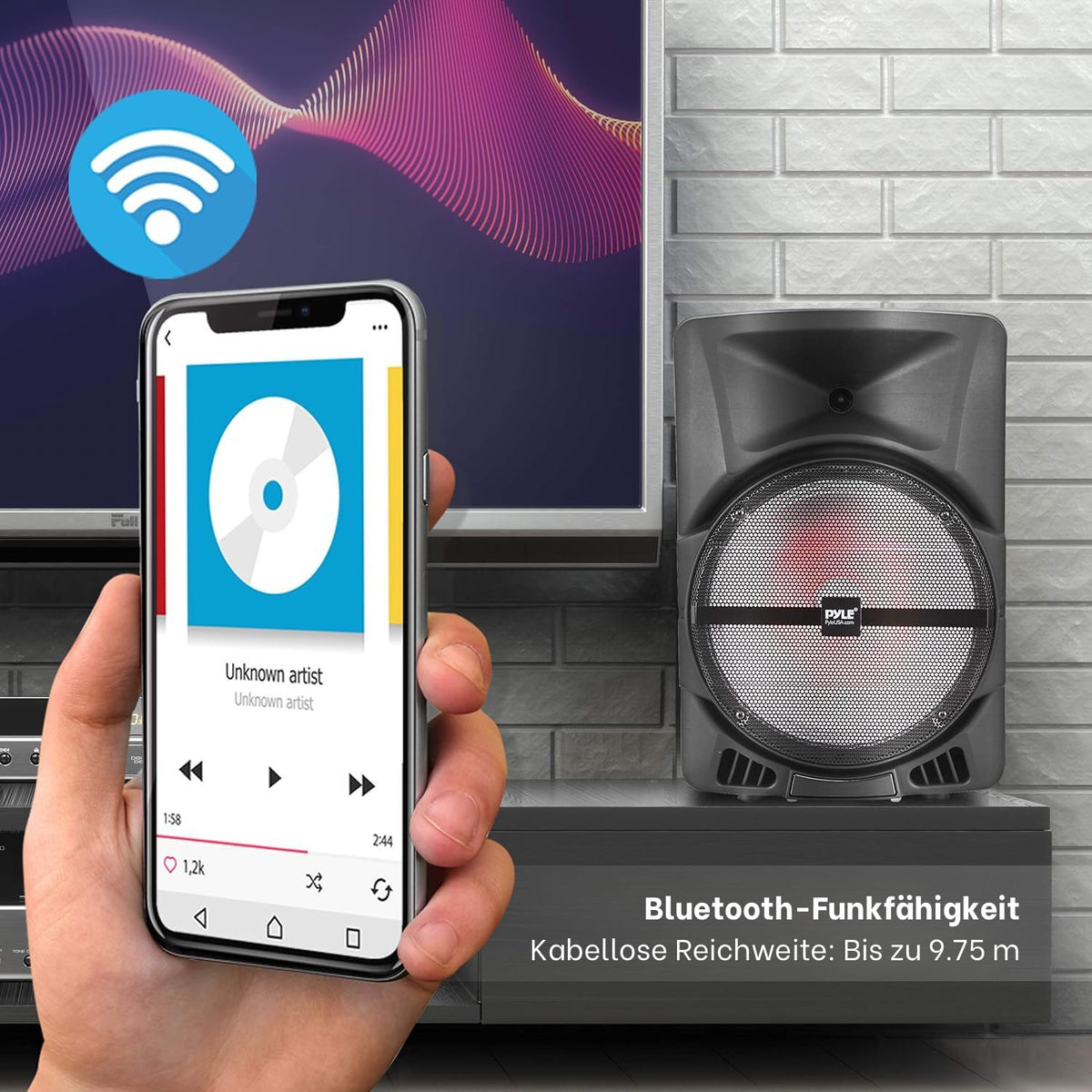 Portable Wireless PA Speaker System E505
