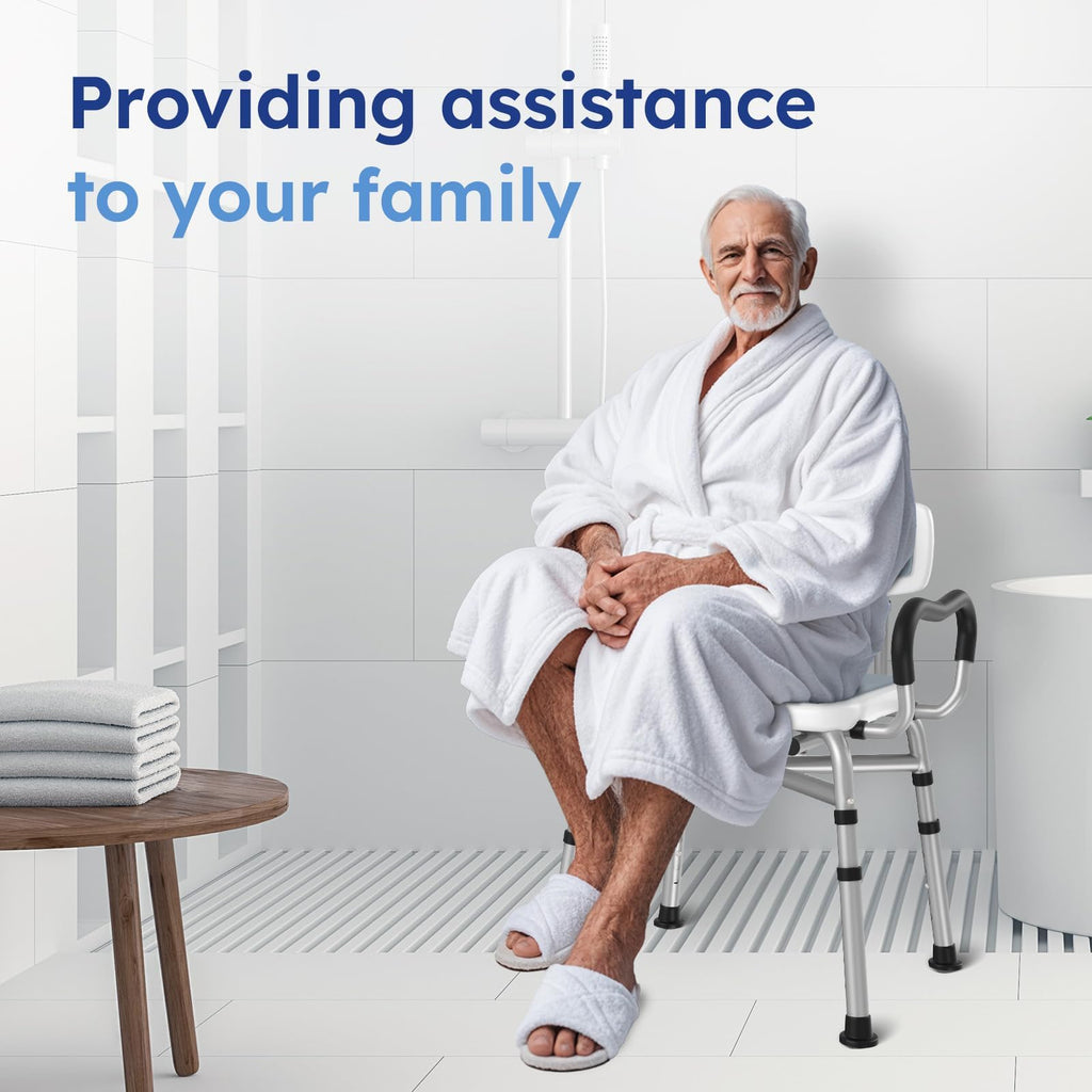 Shower Chair with Arms and Back U9714