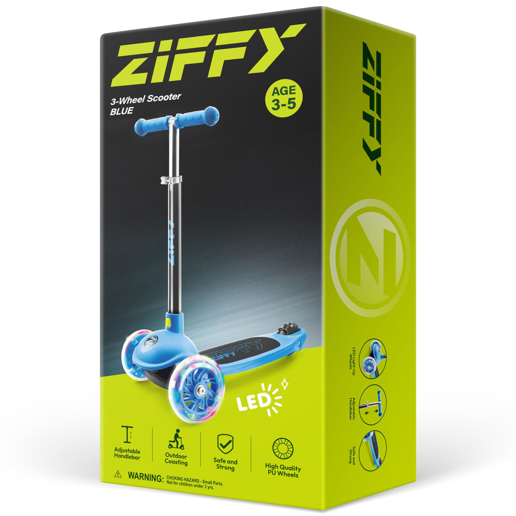 Multicolor 3 Wheel Scooter with LED Light-Up Wheels O779151