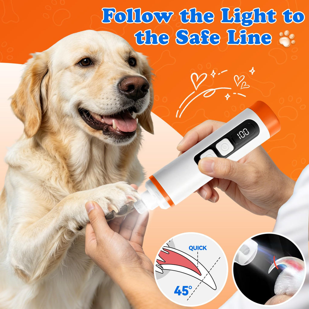 Dog Nail Grinder with LED Light K2781