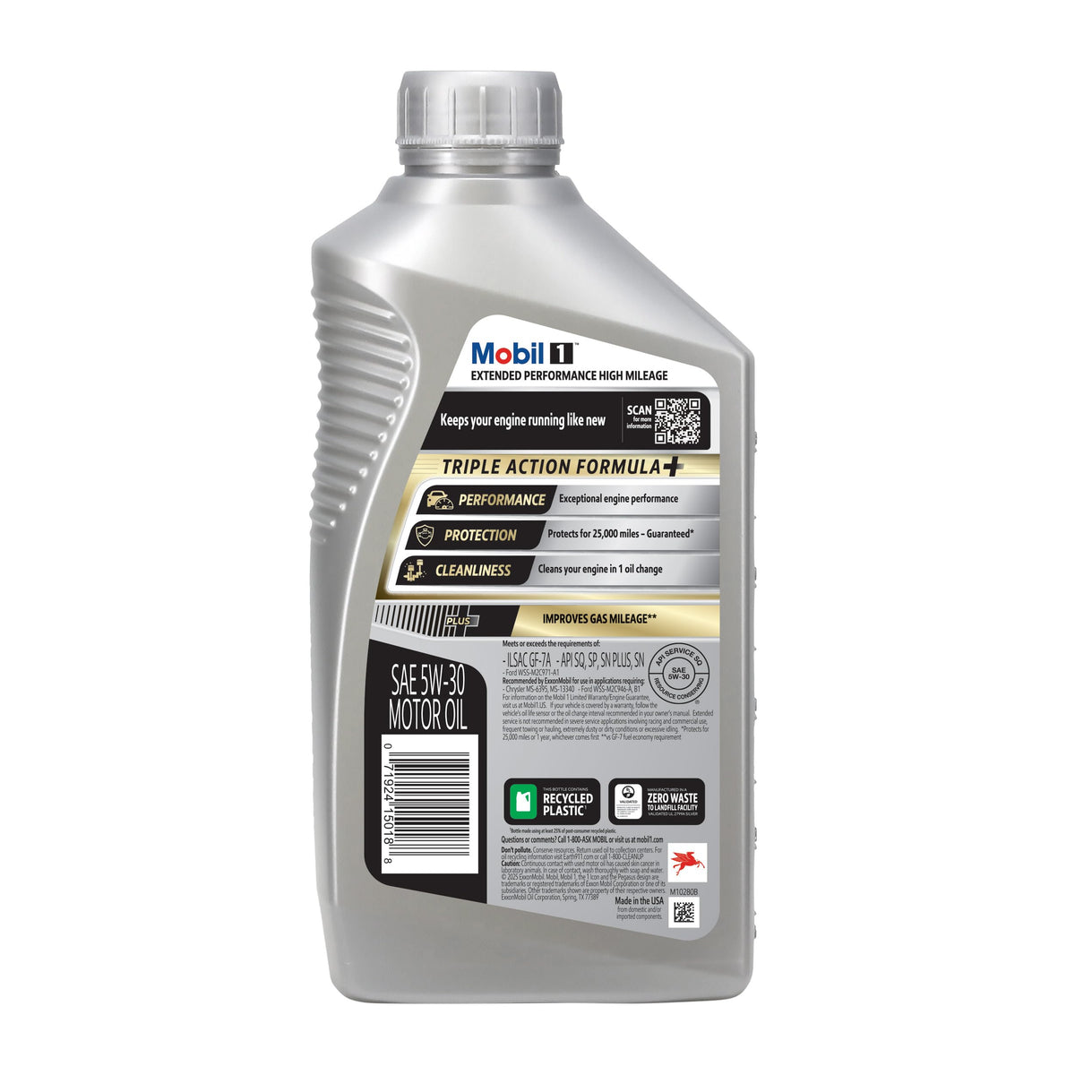 5W-30 Full Synthetic High Mileage Oil 6 Pack F196