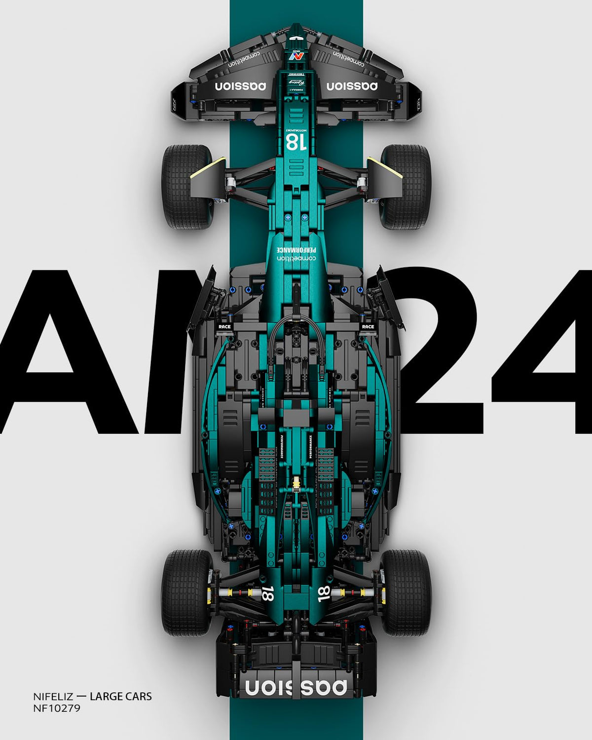 Formula 1 Racing Car Building Set I4816