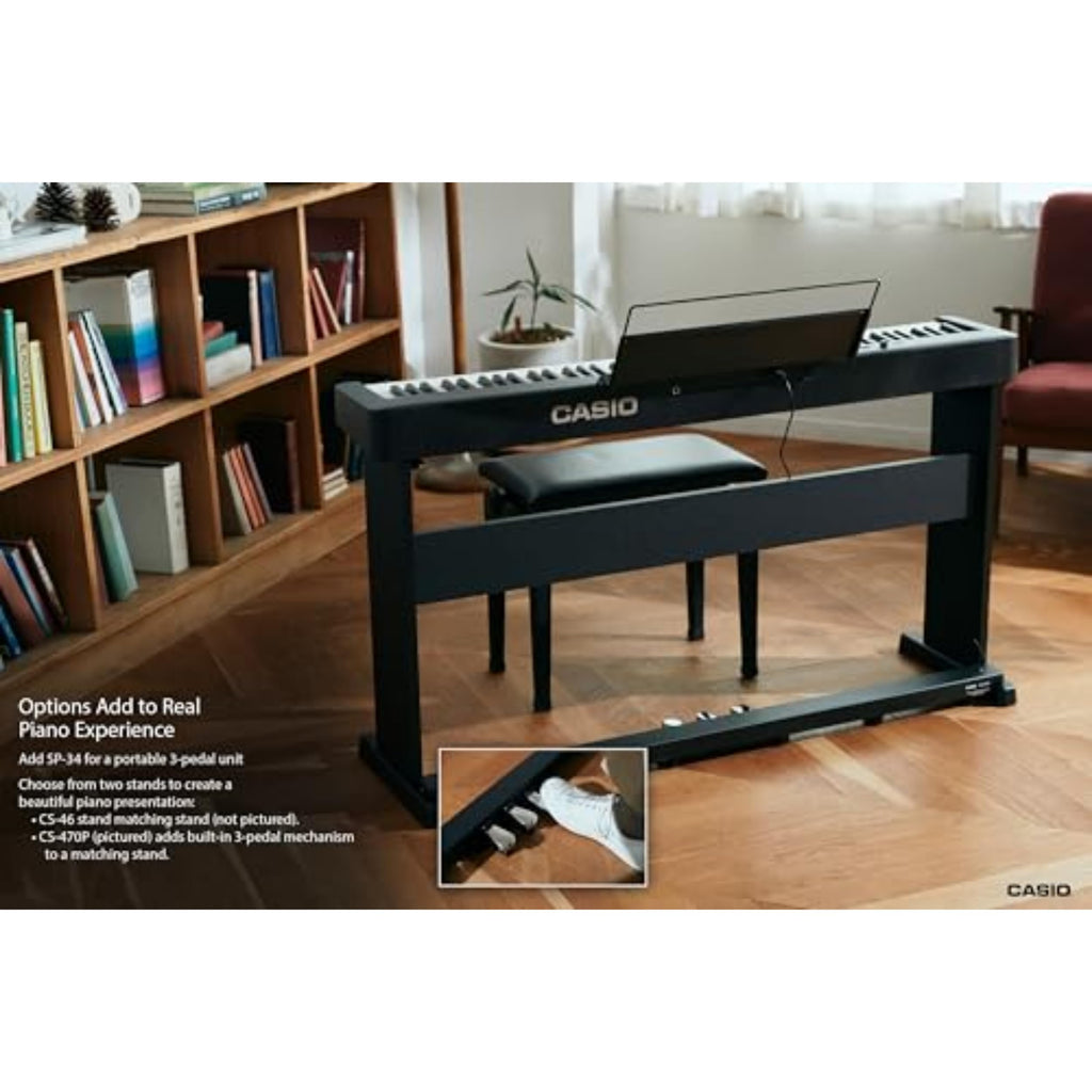 88-Key Weighted Digital Piano with Scaled Hammer Action Keyboard A330040